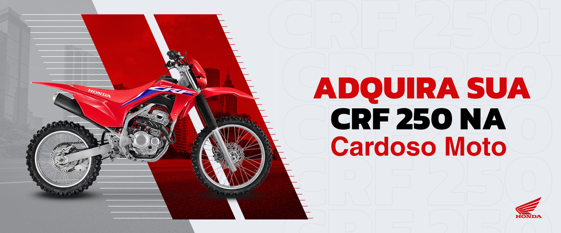 Consórcio CRF 230F sem juros e sem entrada!