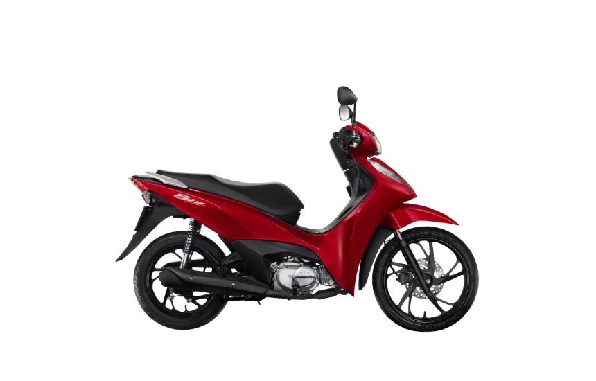 Biz125 EX Vermelho Metálico